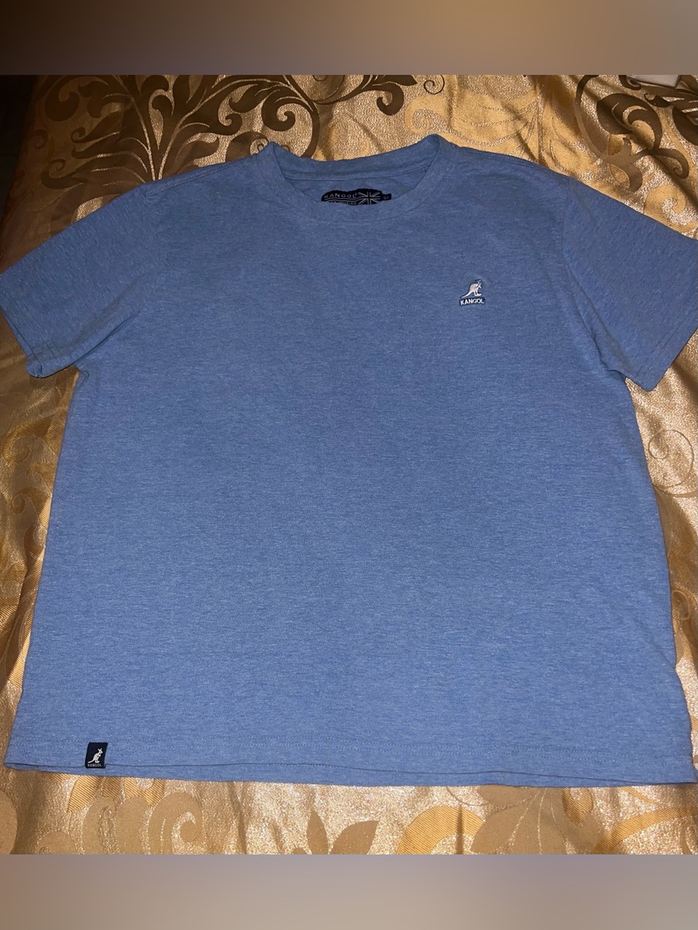 Kangol Men's Heather Blue Crewneck T-Shirt